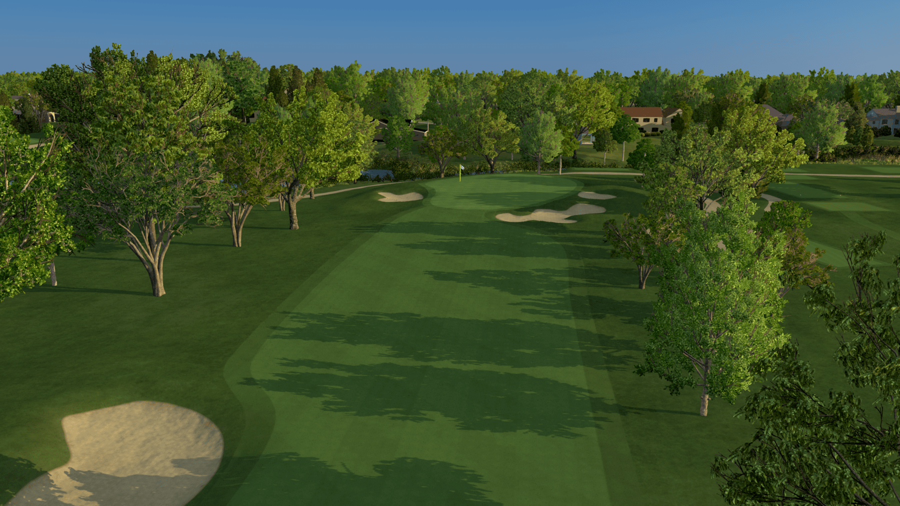 Indoor Golf Simulation of Prestwick Country Club